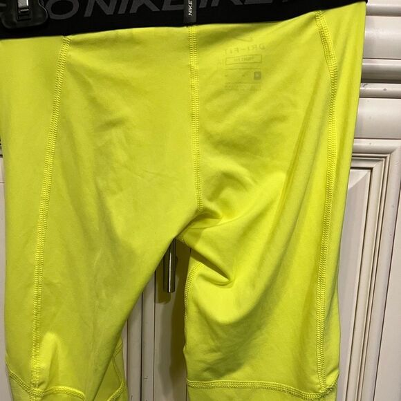 Nike Pro Dri-Fit Youth Yellow Training Pants Youth Size M - Picture 3 of 7